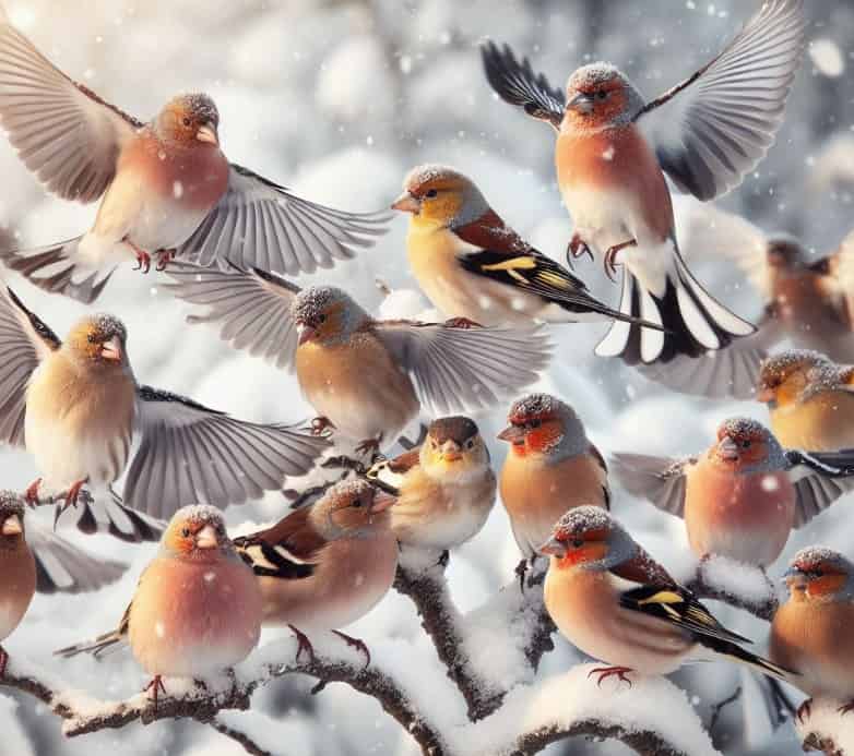 Irruptive Winter Finches