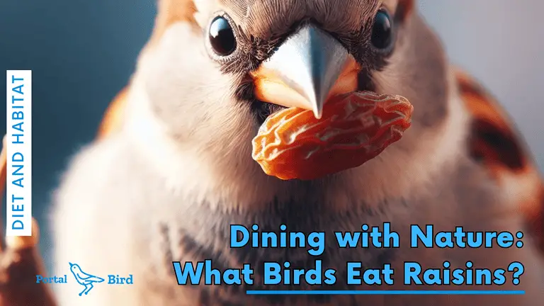 Eating with Nature: What Birds Consume Raisins?