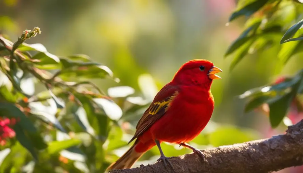 Red Factor Canary Bird