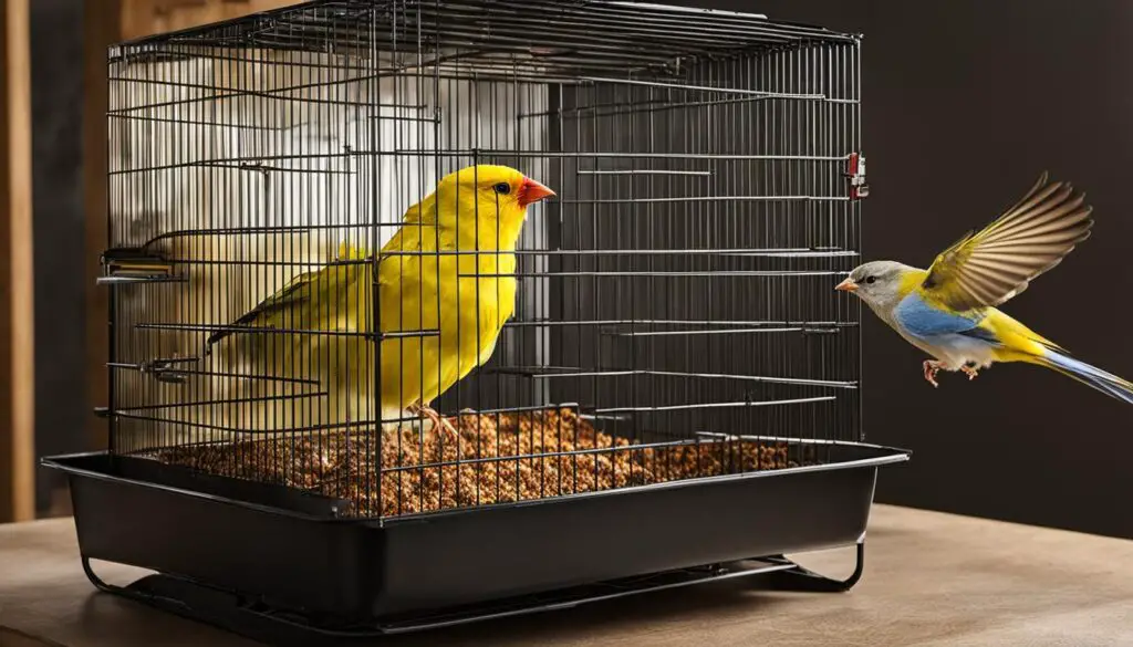 spacious canary cage