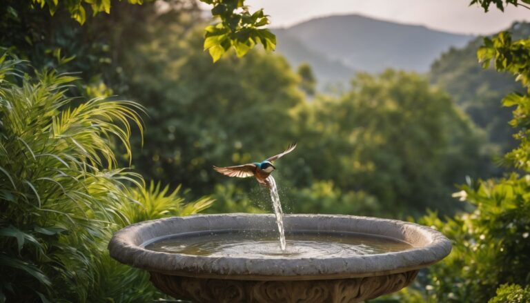 Cleaning and Maintaining Bird Baths 163682311