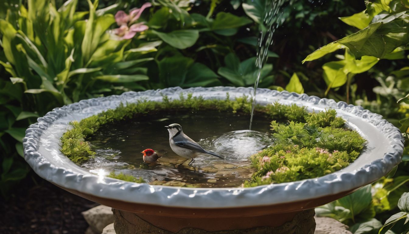 DIY Bird Bath Ideas 163683454